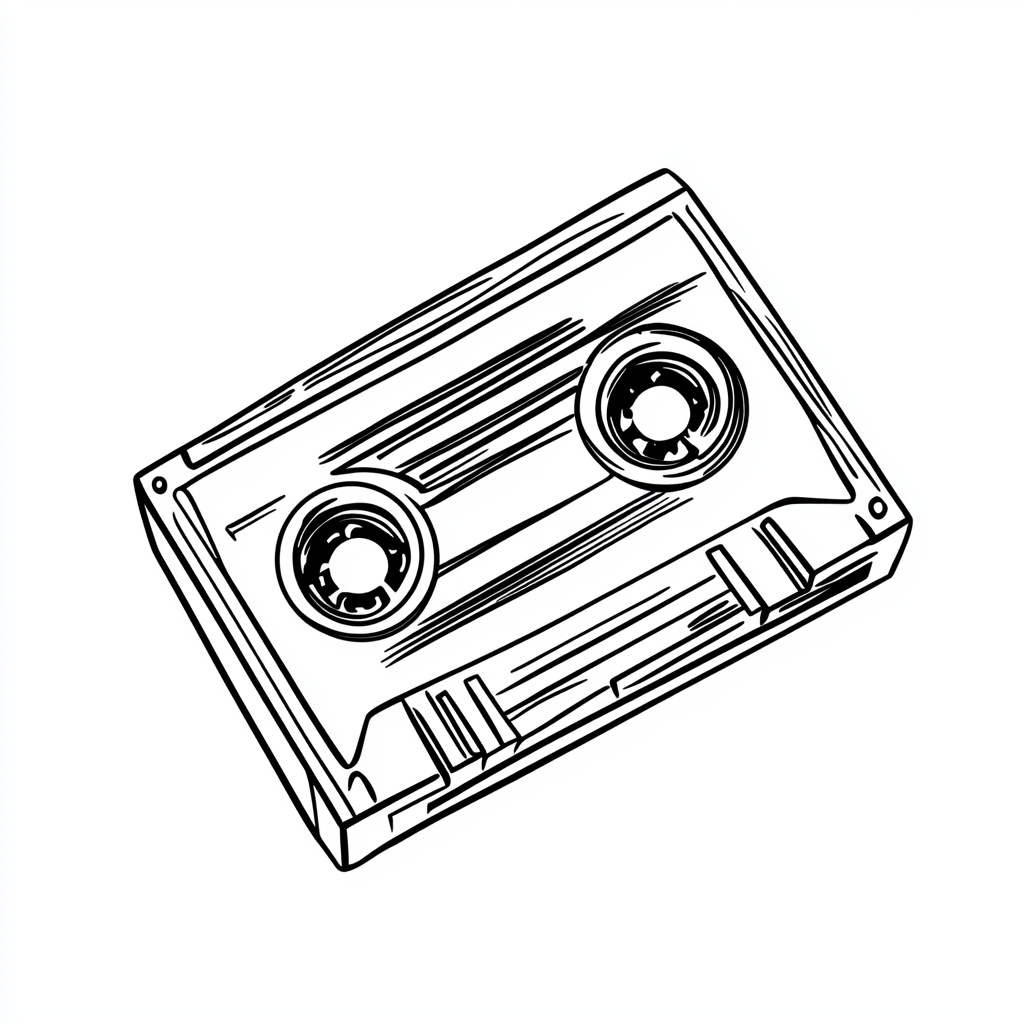 Cassette Tape Classic Tattoo Token