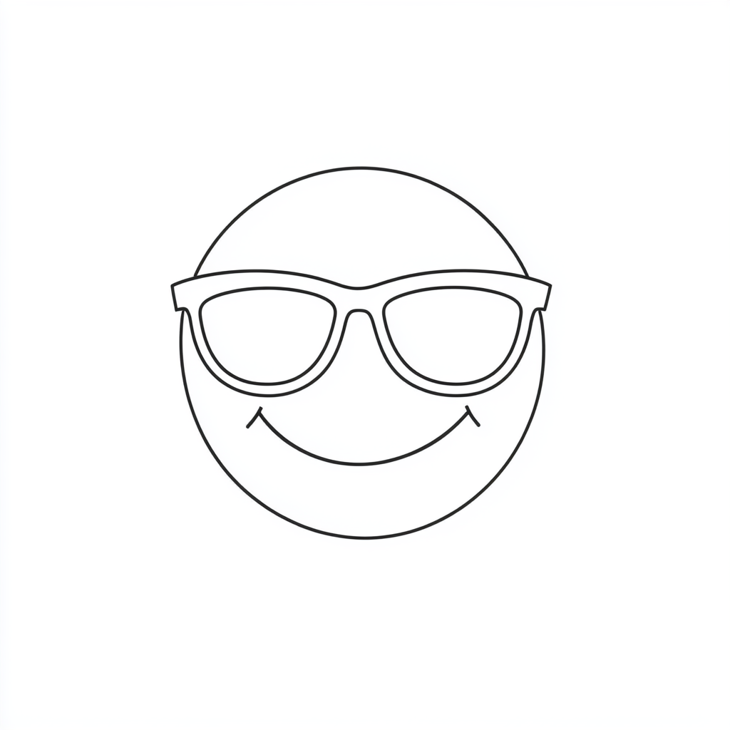 Cool Smiley with Shades