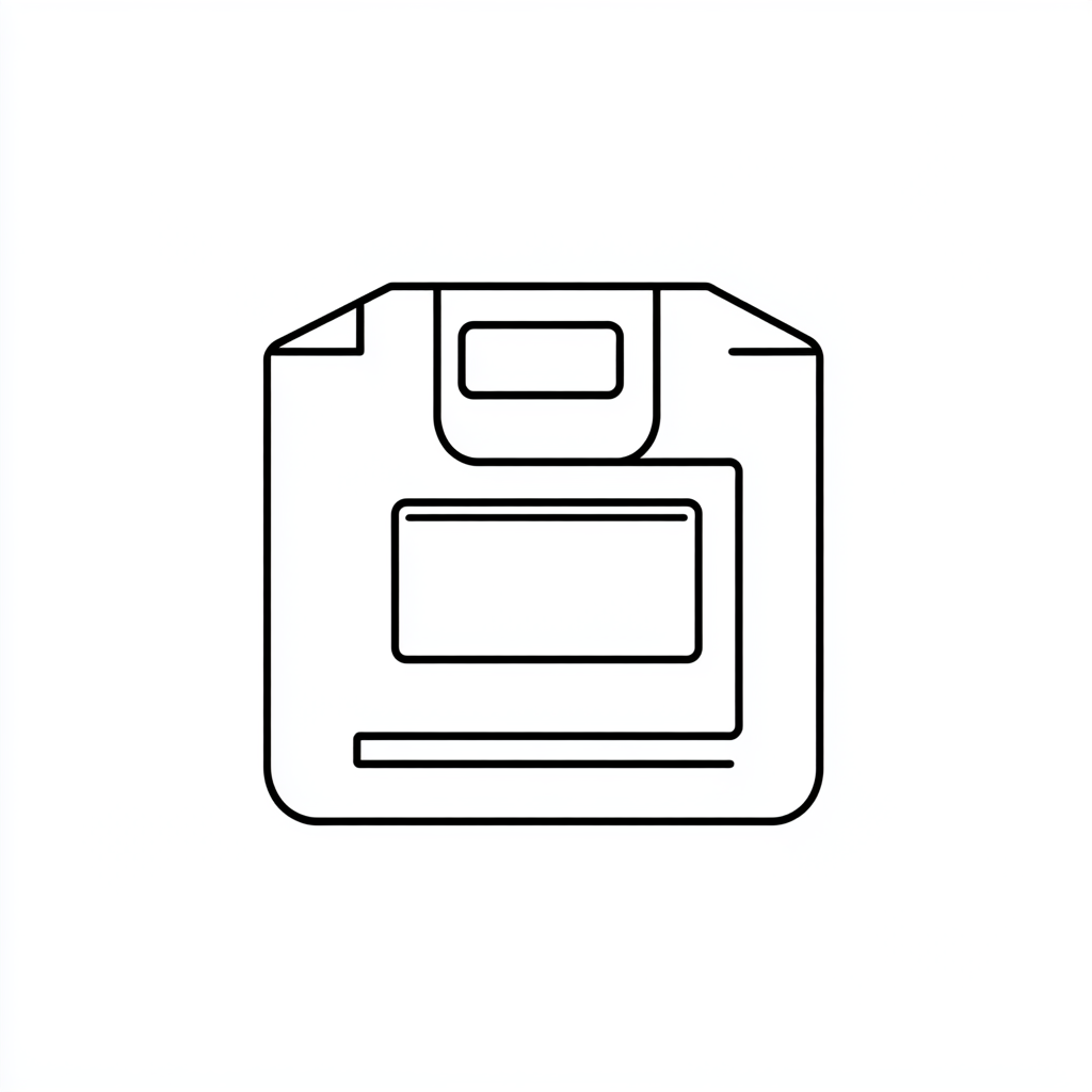 Retro Floppy Disk Classic